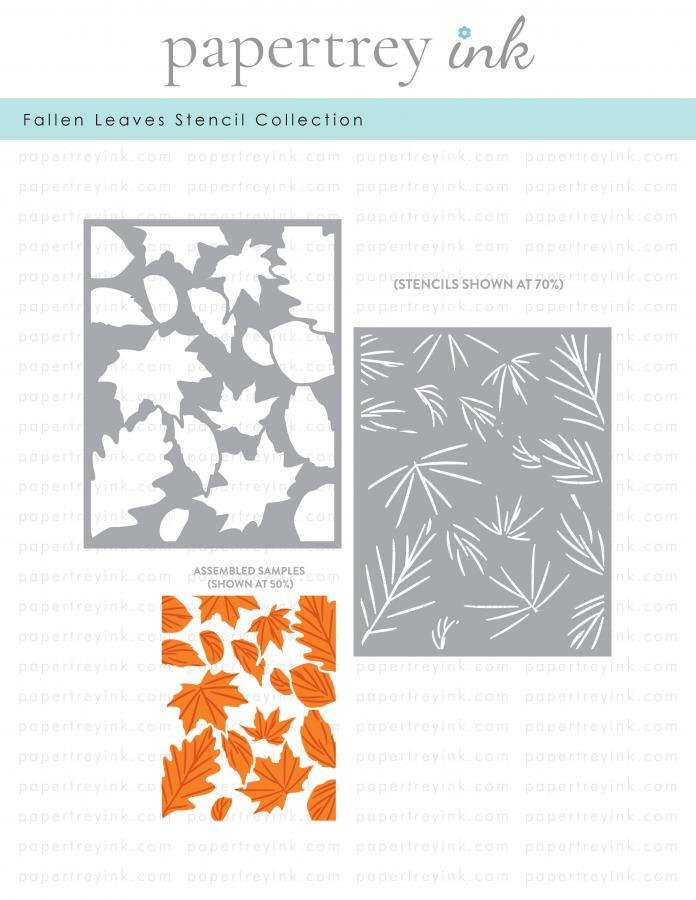 Fallen Leaves Stencil Collection (set of 2)