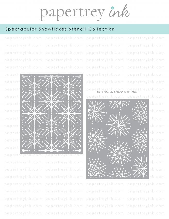 Spectacular Snowflakes Stencil Collection (set of 2)