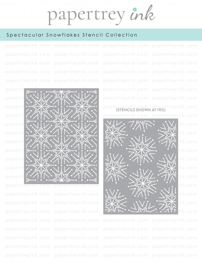 Spectacular Snowflakes Stencil Collection (set of 2)