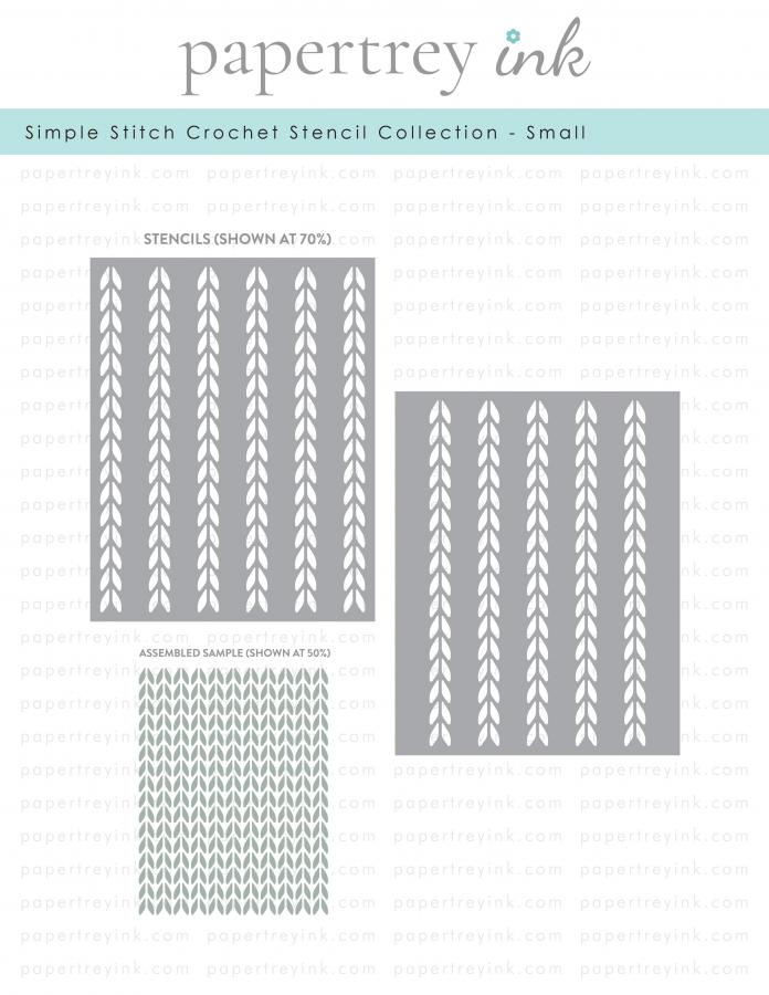 Simple Stitch Crochet Stencil Collection - Small  (set of 2)