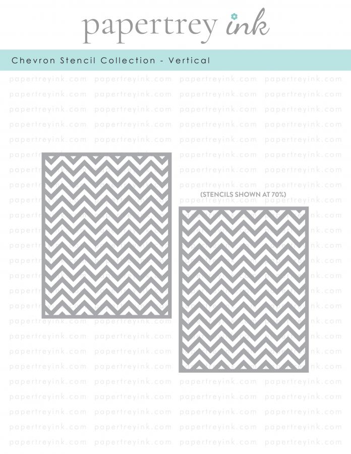 Chevron Stencil Collection - Vertical (set of 2)