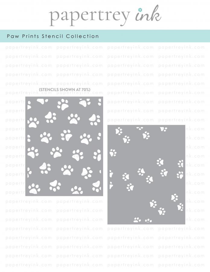 Paw Prints Stencil Collection (set of 2)