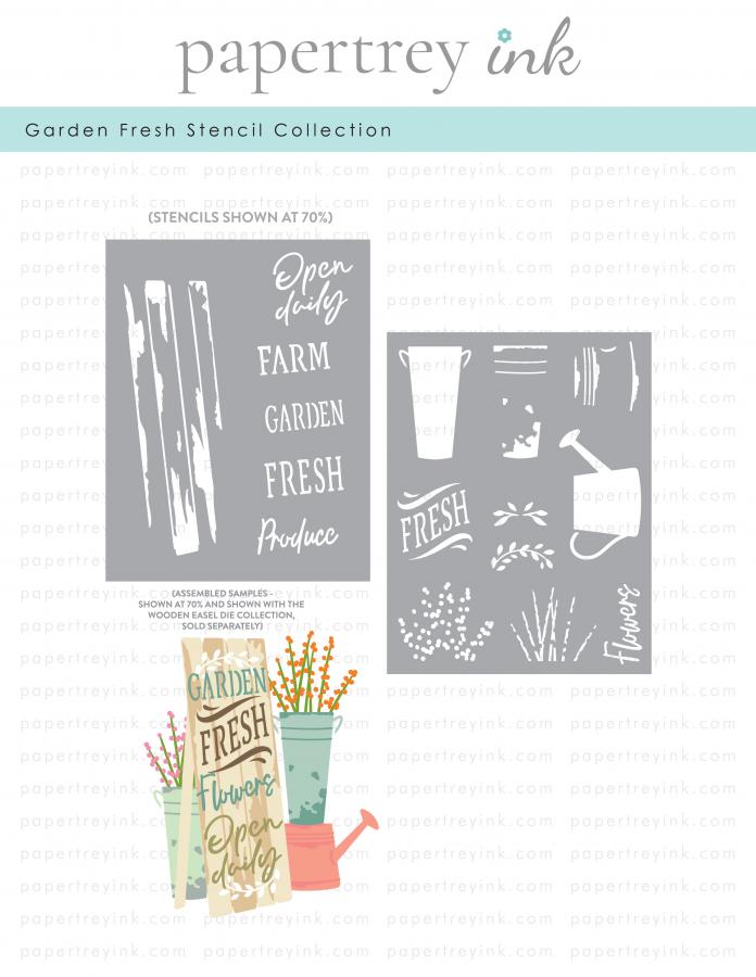 Garden Fresh Stencil Collection (set of 2)