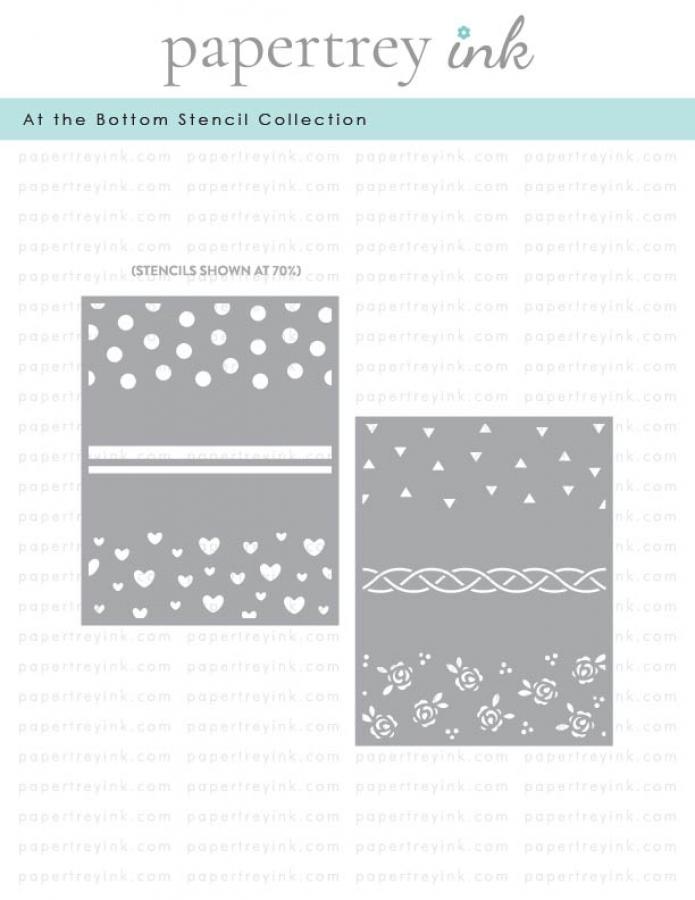 At the Bottom Stencil Collection (set of 2)