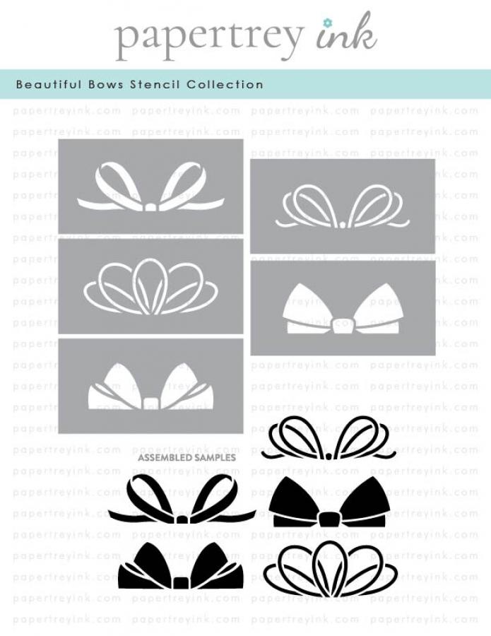 Beautiful Bows Stencil Collection (set of 5)