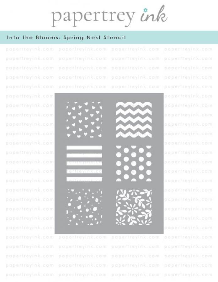 Into the Blooms: Spring Nest Stencil