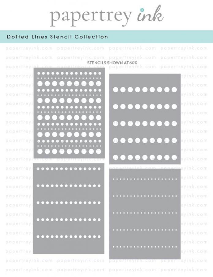 Dotted Lines Stencil Collection (set of 4)