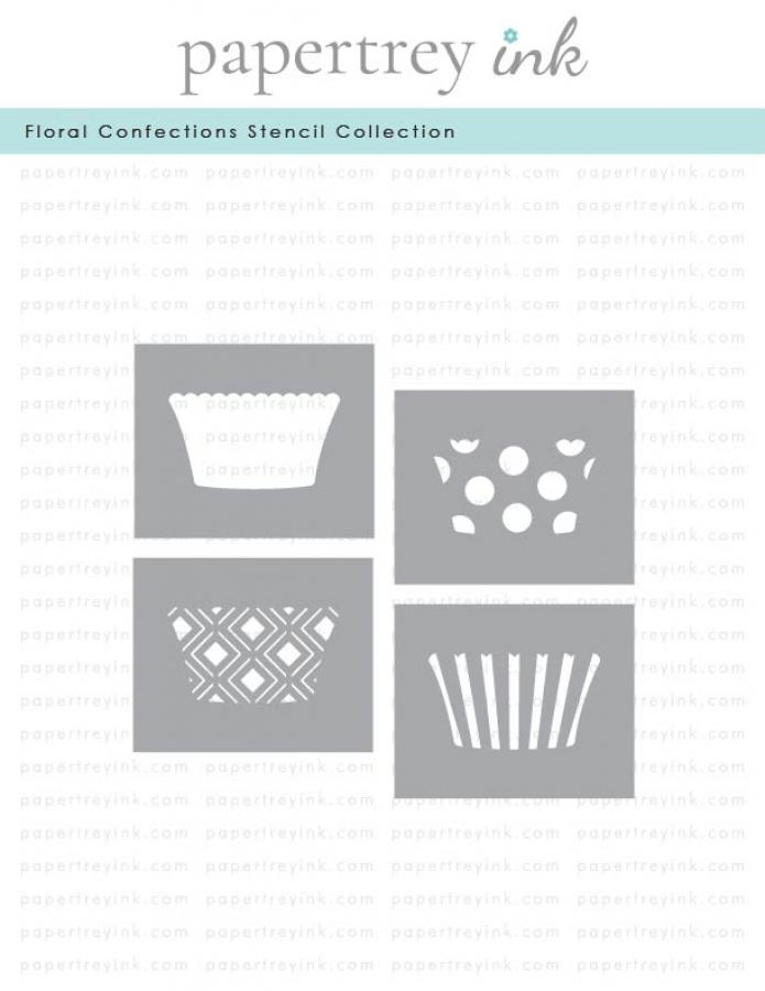 Floral Confections Stencil Collection (set of 4)