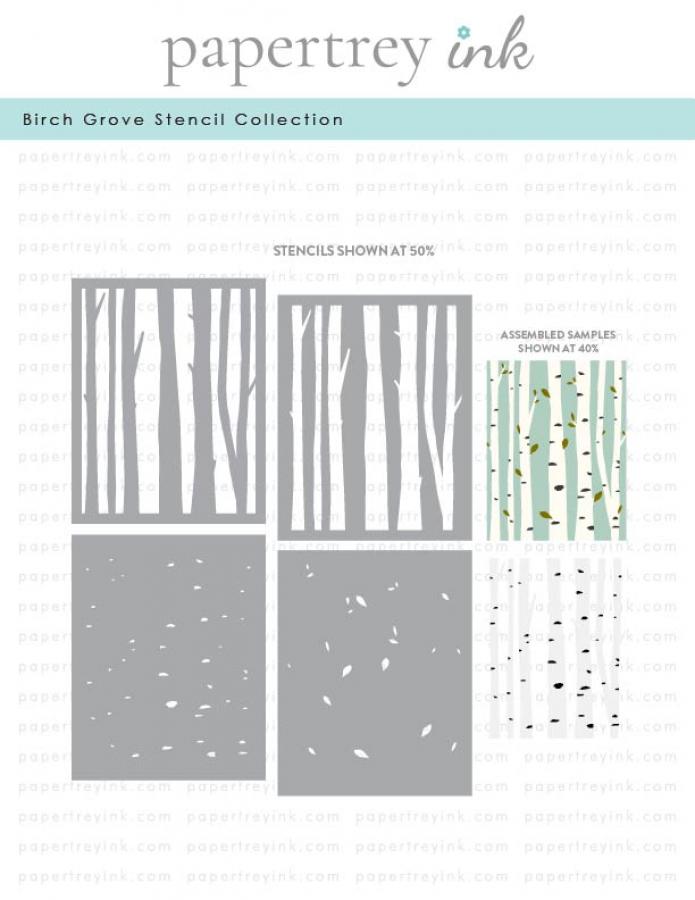 Birch Grove Stencil Collection (set of 4)