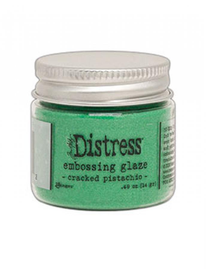 Distress Embossing Glaze - Cracked Pistachio