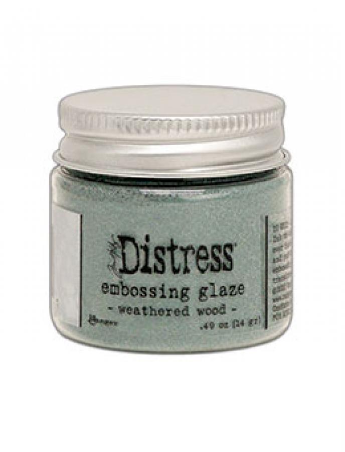 Distress Embossing Glaze - Weathered Wood