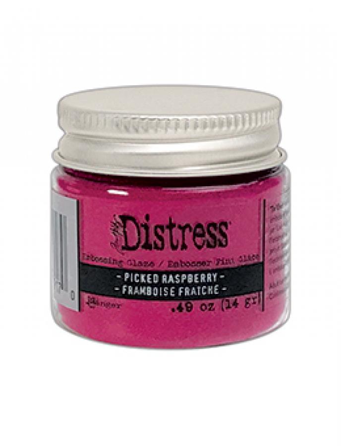 Distress Embossing Glaze - Picked Raspberry