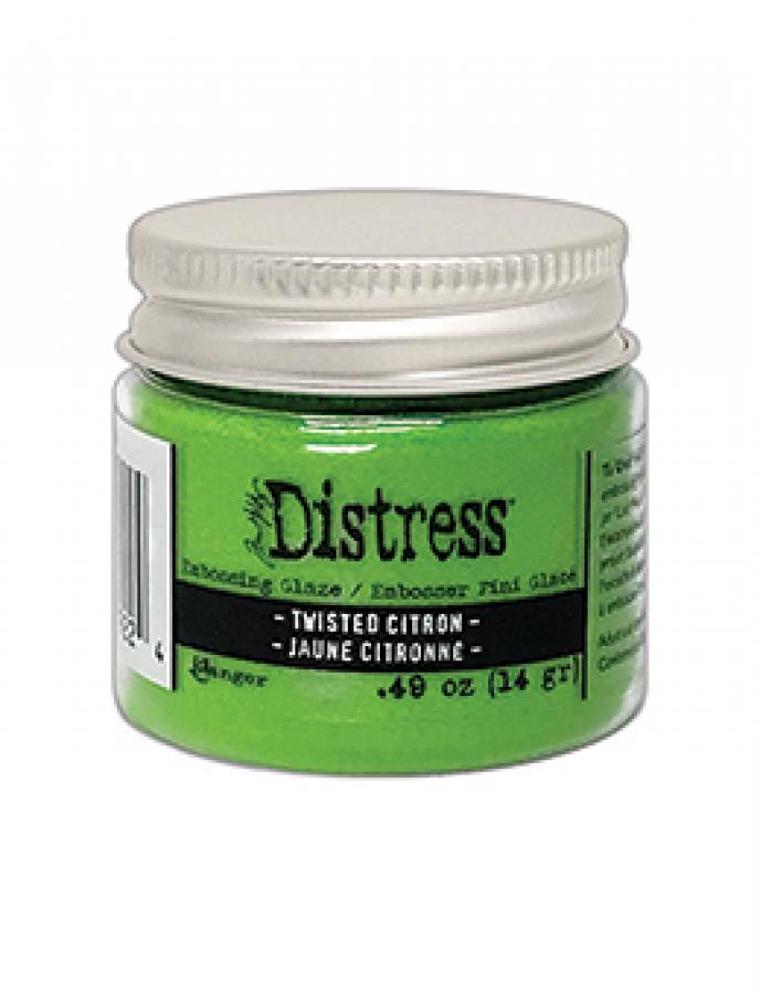 Distress Embossing Glaze - Twisted Citron