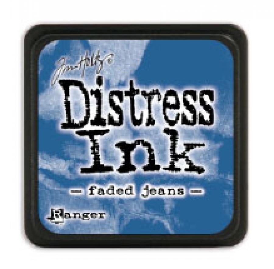 Tim Holtz Distress Mini Ink Pad Faded Jeans