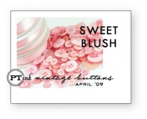 Sweet Blush Vintage Buttons
