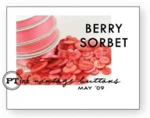 Berry Sorbet Vintage Buttons