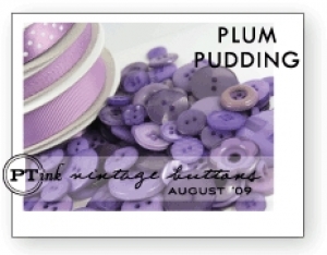 Plum Pudding Vintage Buttons