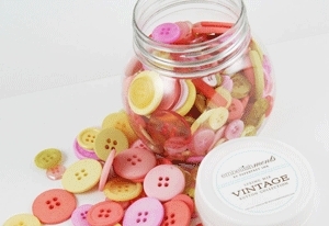 Spring Mix Vintage Button Collection