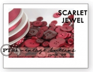 Scarlet Jewel Vintage Buttons