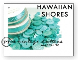 Hawaiian Shores Vintage Buttons
