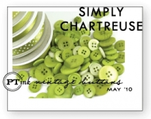 Simply Chartreuse Vintage Buttons