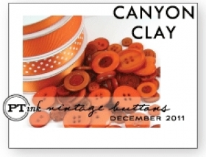 Canyon Clay Vintage Buttons