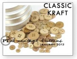 Classic Kraft Vintage Buttons