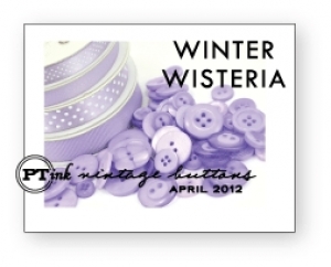 Winter Wisteria Vintage Buttons