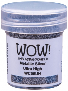Wow Embossing Powder - Metallic Silver Ultra High