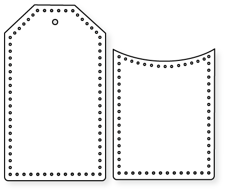 Papertrey Ink - Stitched Tag Die: Papertrey Ink