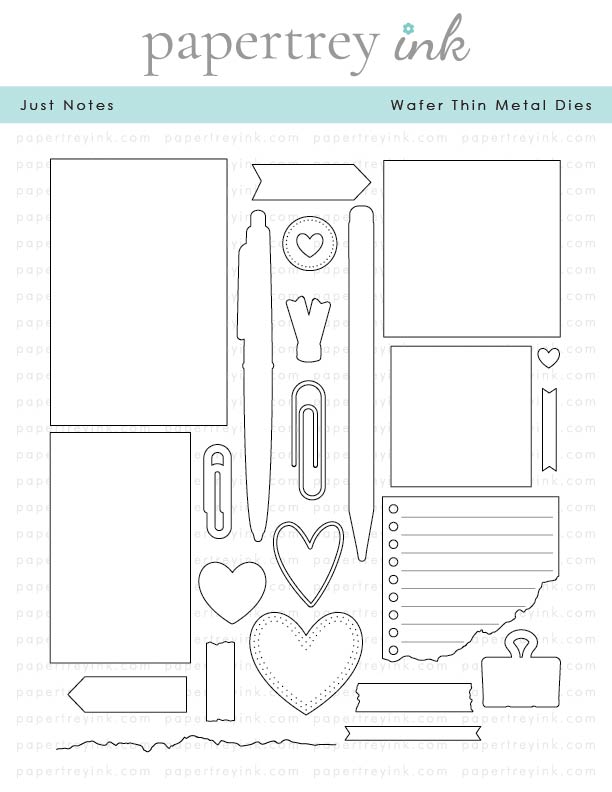 Papertrey Ink - Just Notes Die