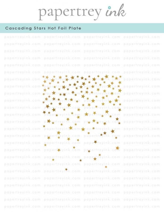 Cascading Stars Hot Foil Plate