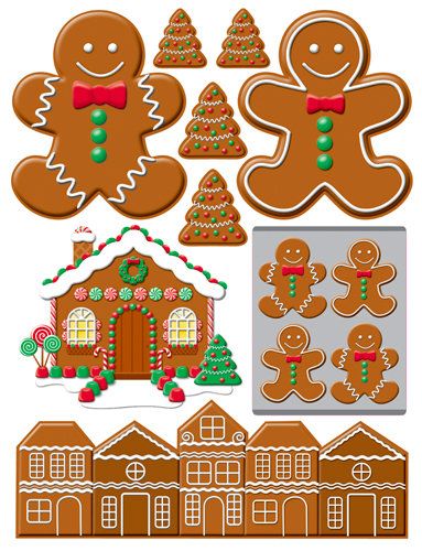 Papertrey Ink - Gingerbread Lane Die Collection (set of 4)