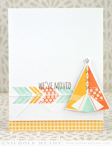 Papertrey Ink - Teepee Time Die Collection (set of 4)