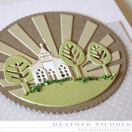 Papertrey Ink - Petite Places: Pop Up Trees Die