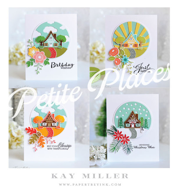 Papertrey Ink - Scene It: Skyscapes Die Collection (set of 3)