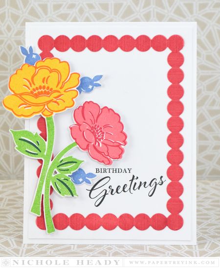 papertrey ink embroidered frames dots die papertrey
