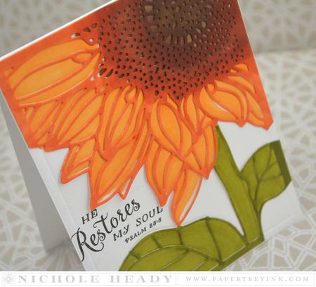 Papertrey Ink - Cover Plate: Sunflower Die