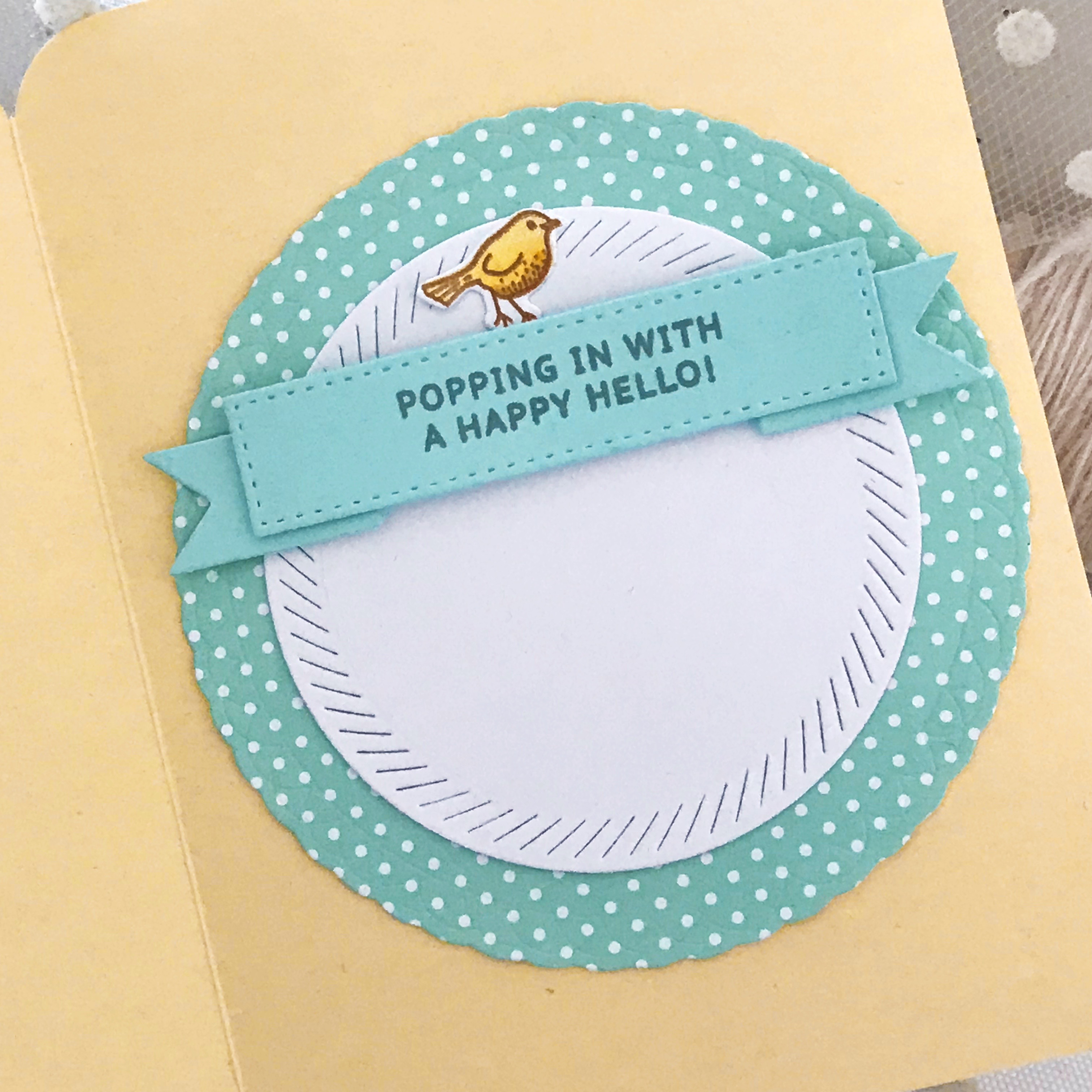 Inside Greetings: Happy Hello Mini Stamp Set