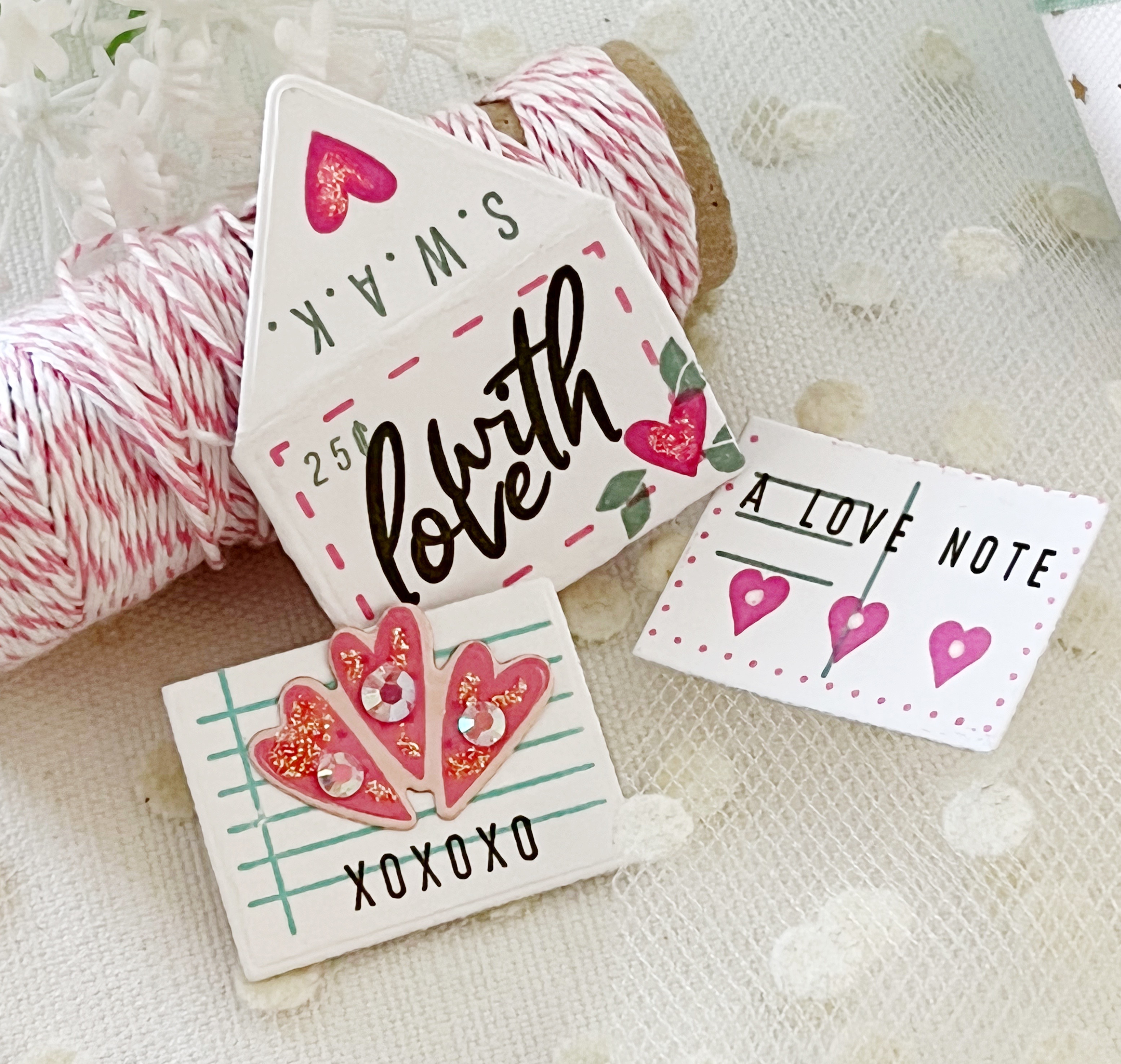 With Love Sentiments Mini Stamp Set