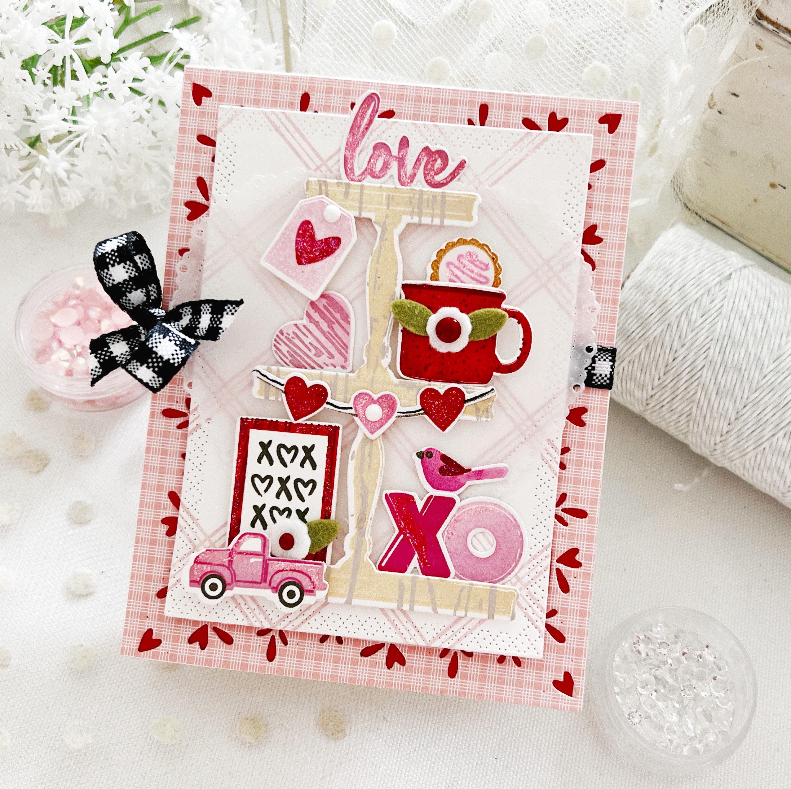 Tiers of Cheer: Valentine Mini Stamp Set
