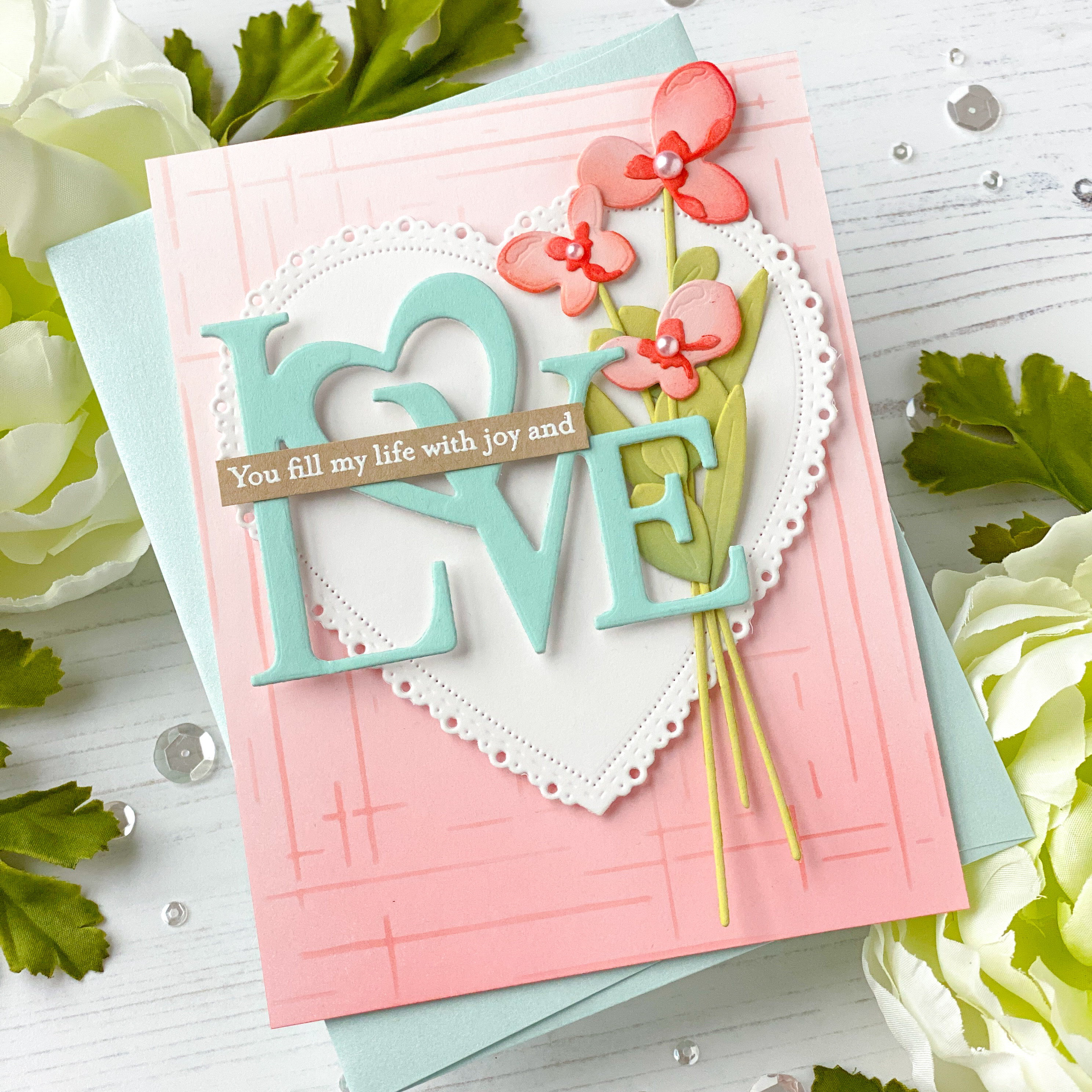 Larger than Life: Love Sentiments Mini Stamp Set