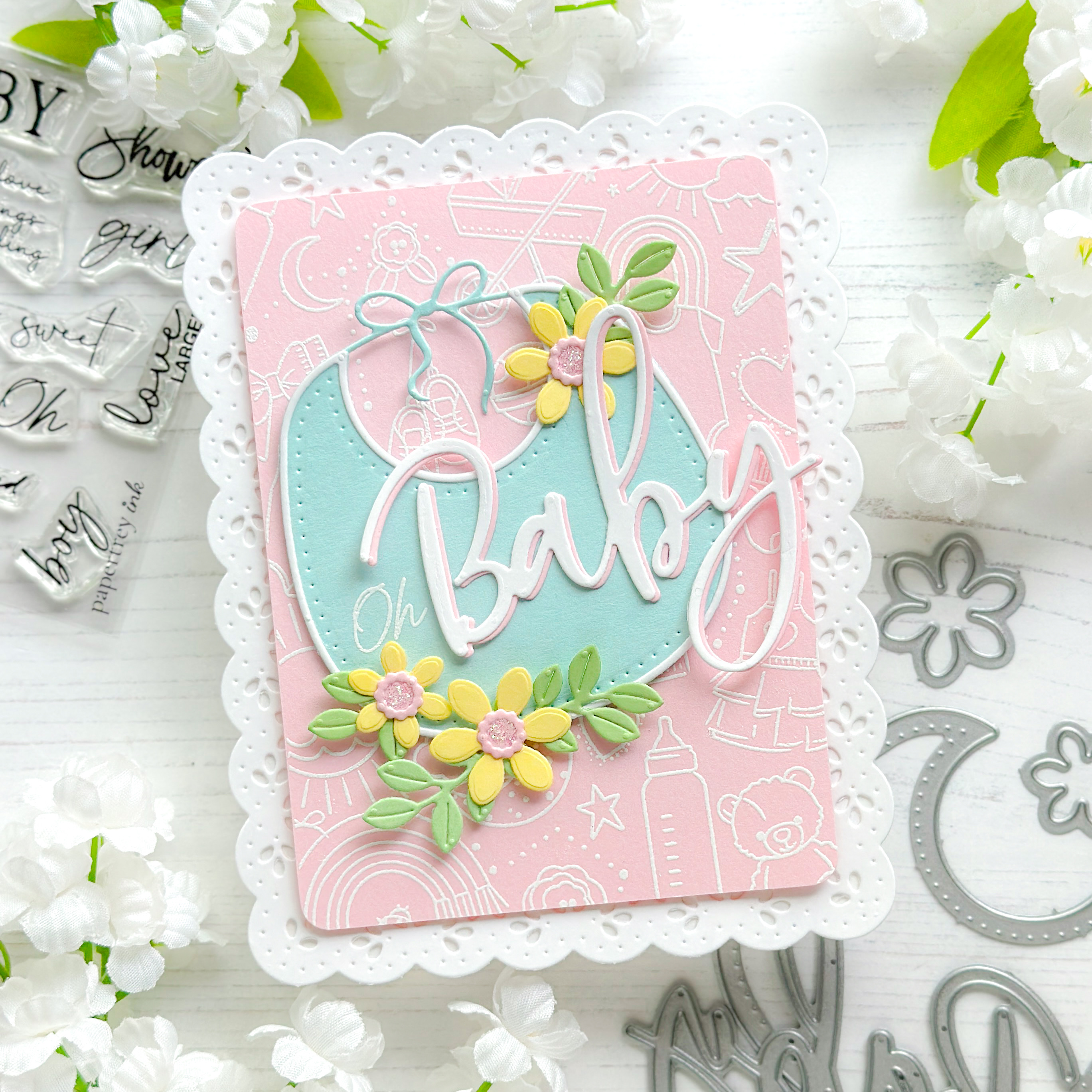 Larger than Life: Baby Sentiments Mini Stamp Set