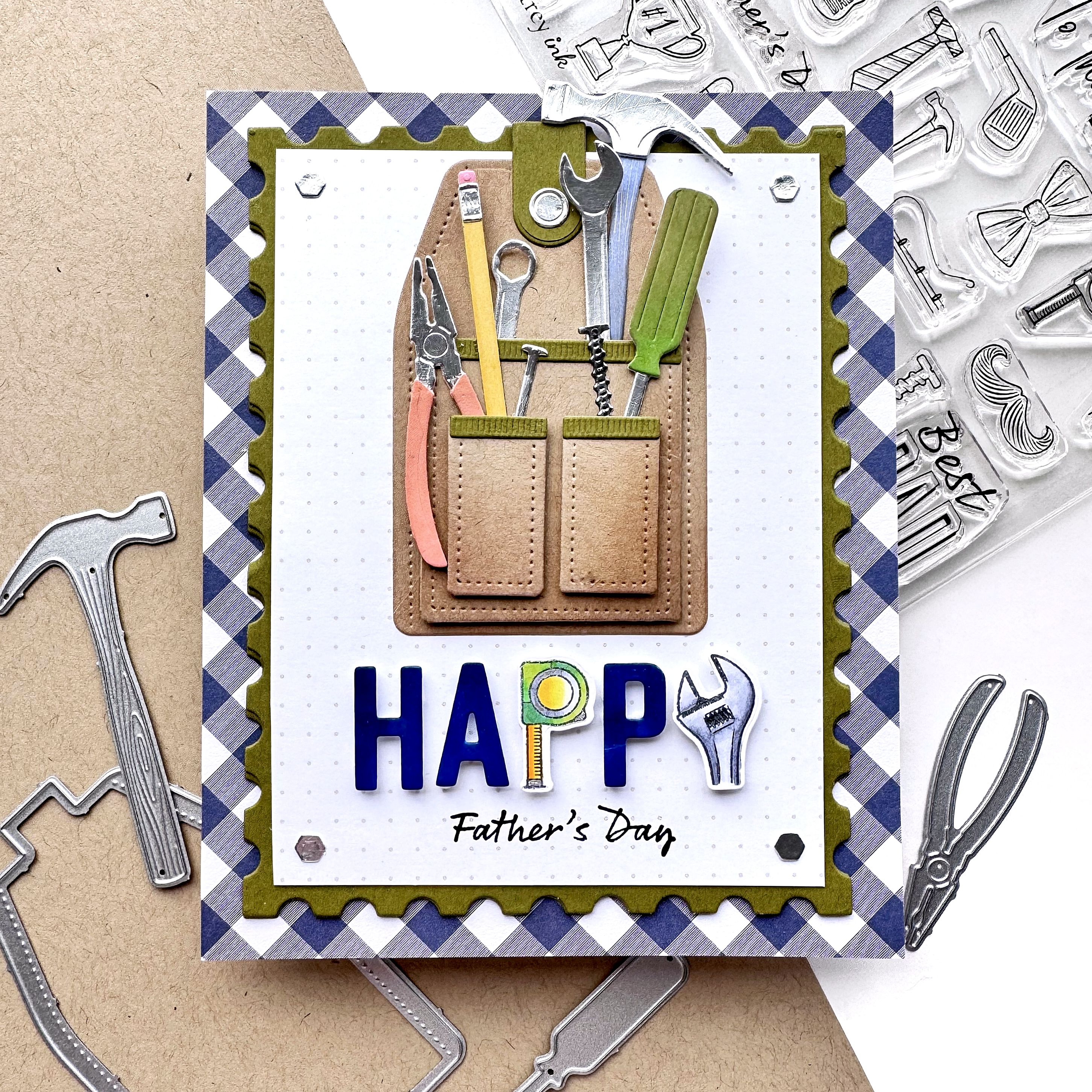 Best Dad Stamp Set