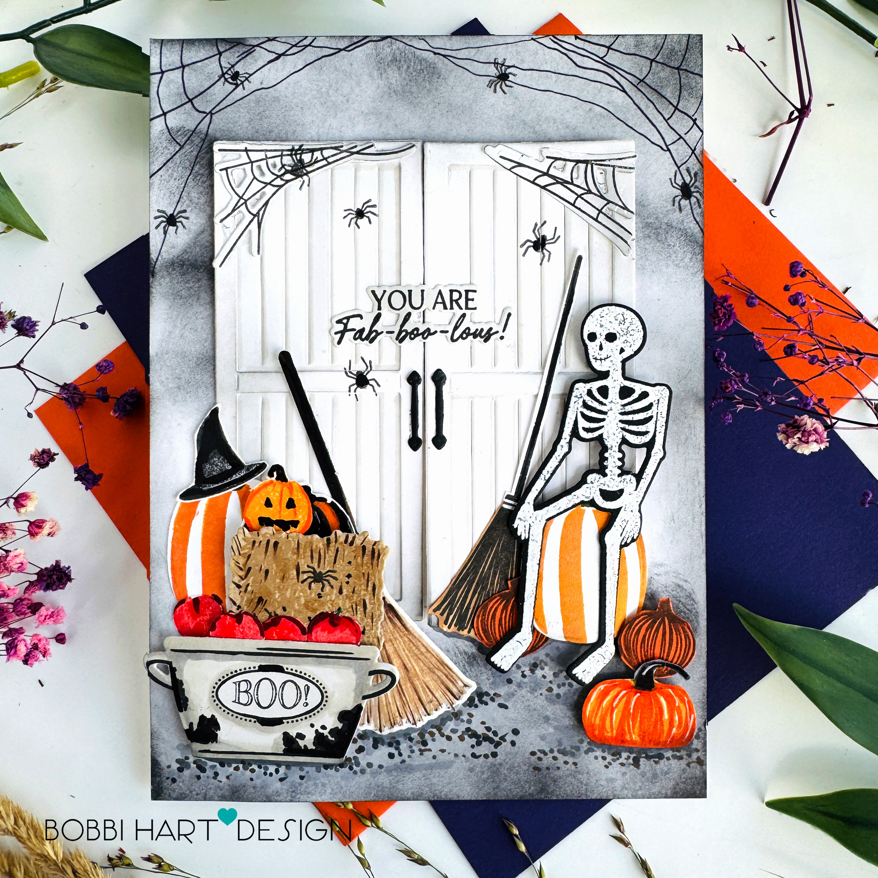 Fab-boo-lous Sentiments Mini Stamp Set