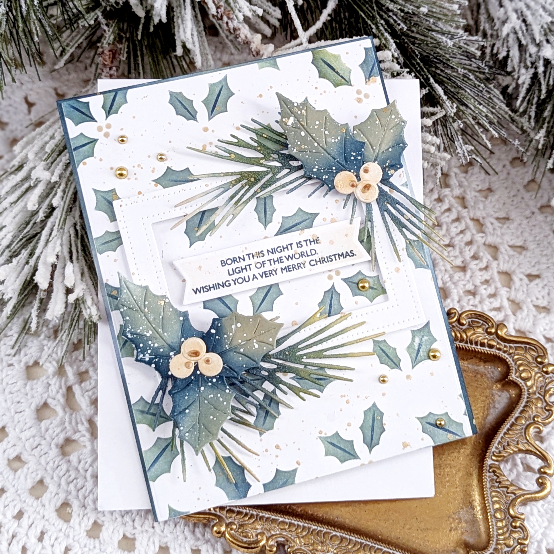 This is Big Sentiments: Silent Night Stamp Set