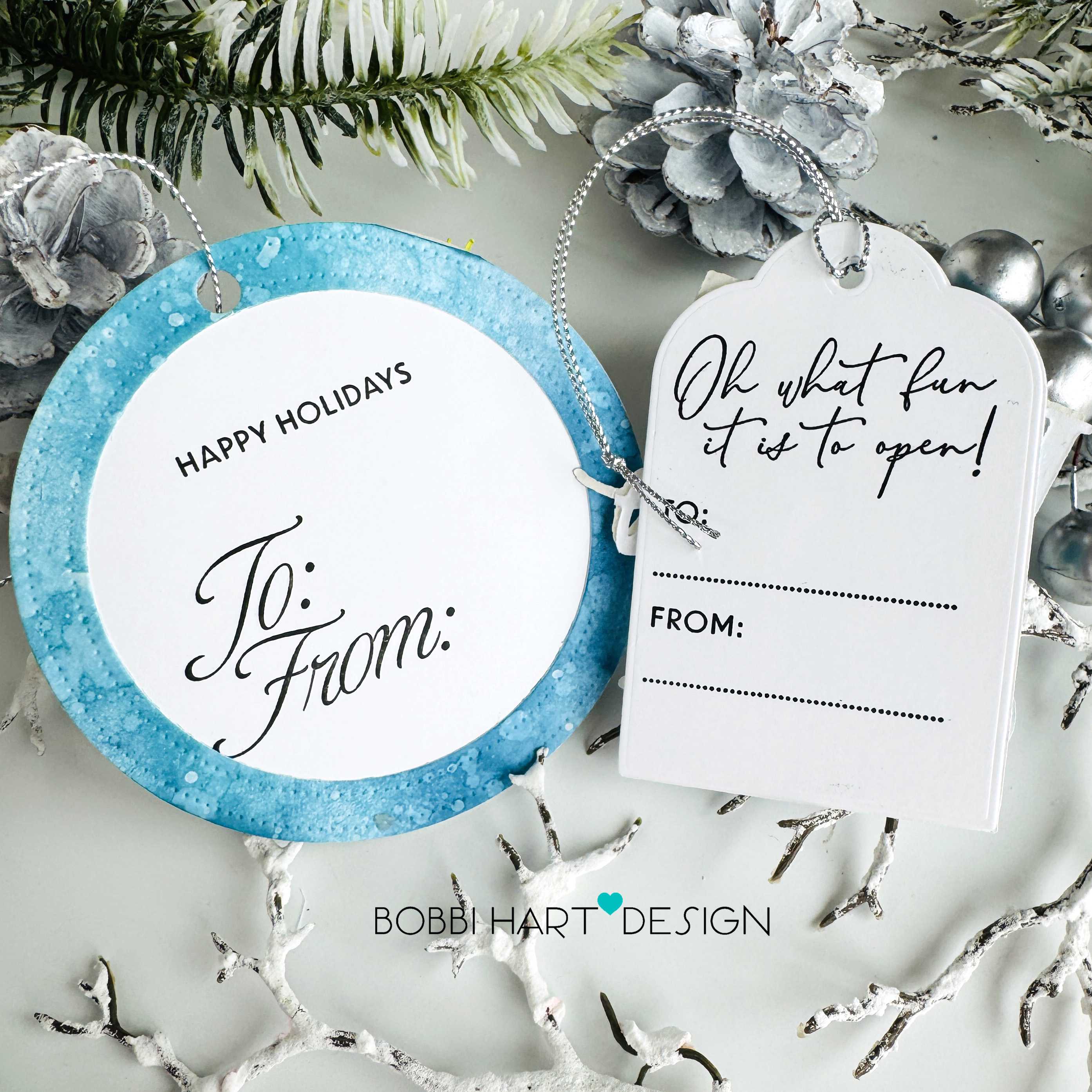 This is Big Sentiments: Christmas Tags Stamp Set