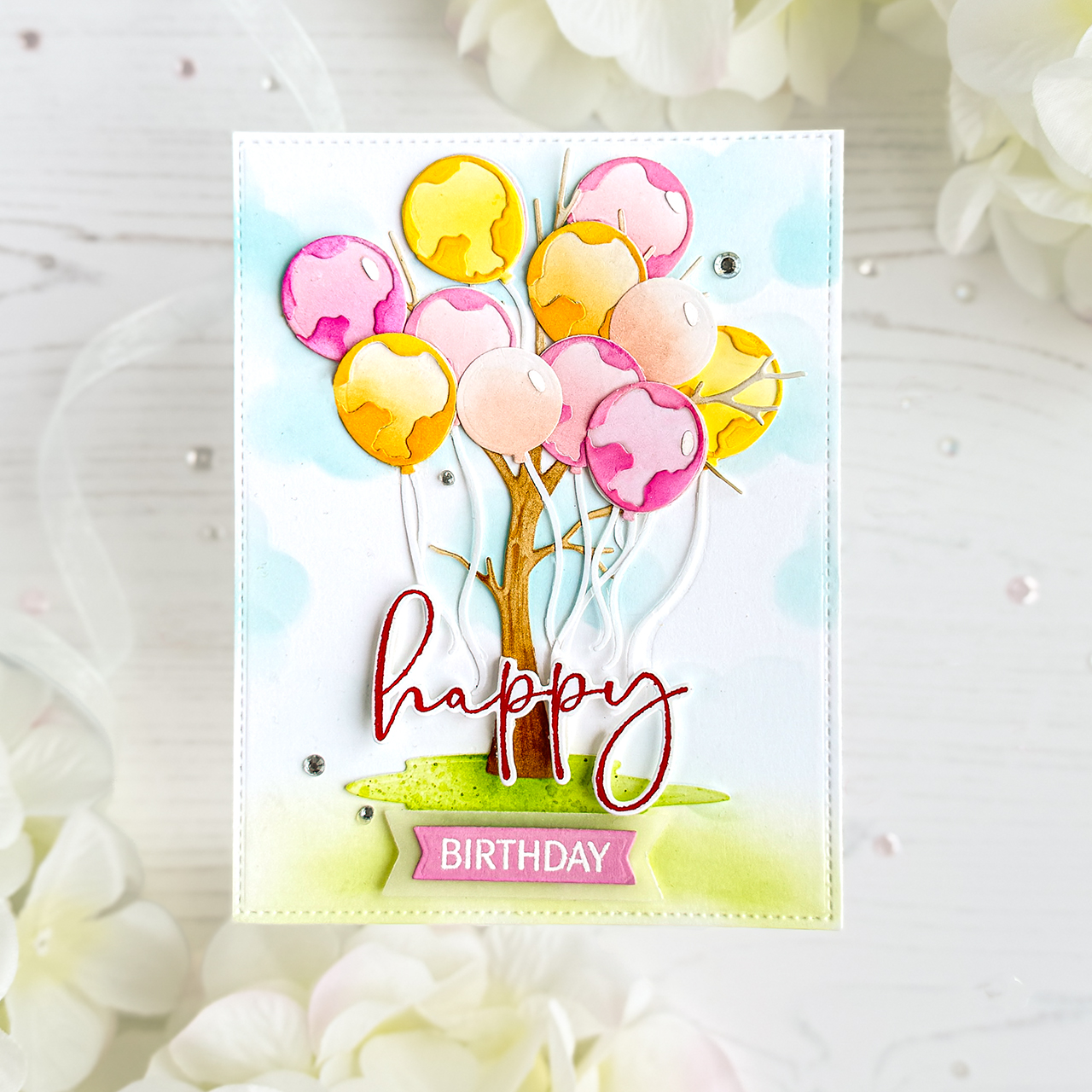 This is Big Sentiments: Happy Everything Stamp Set