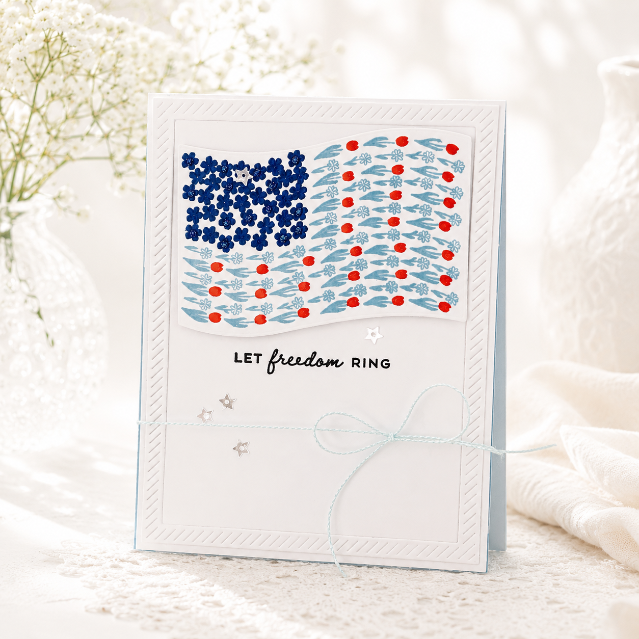 Freedom in Bloom Stamp Set