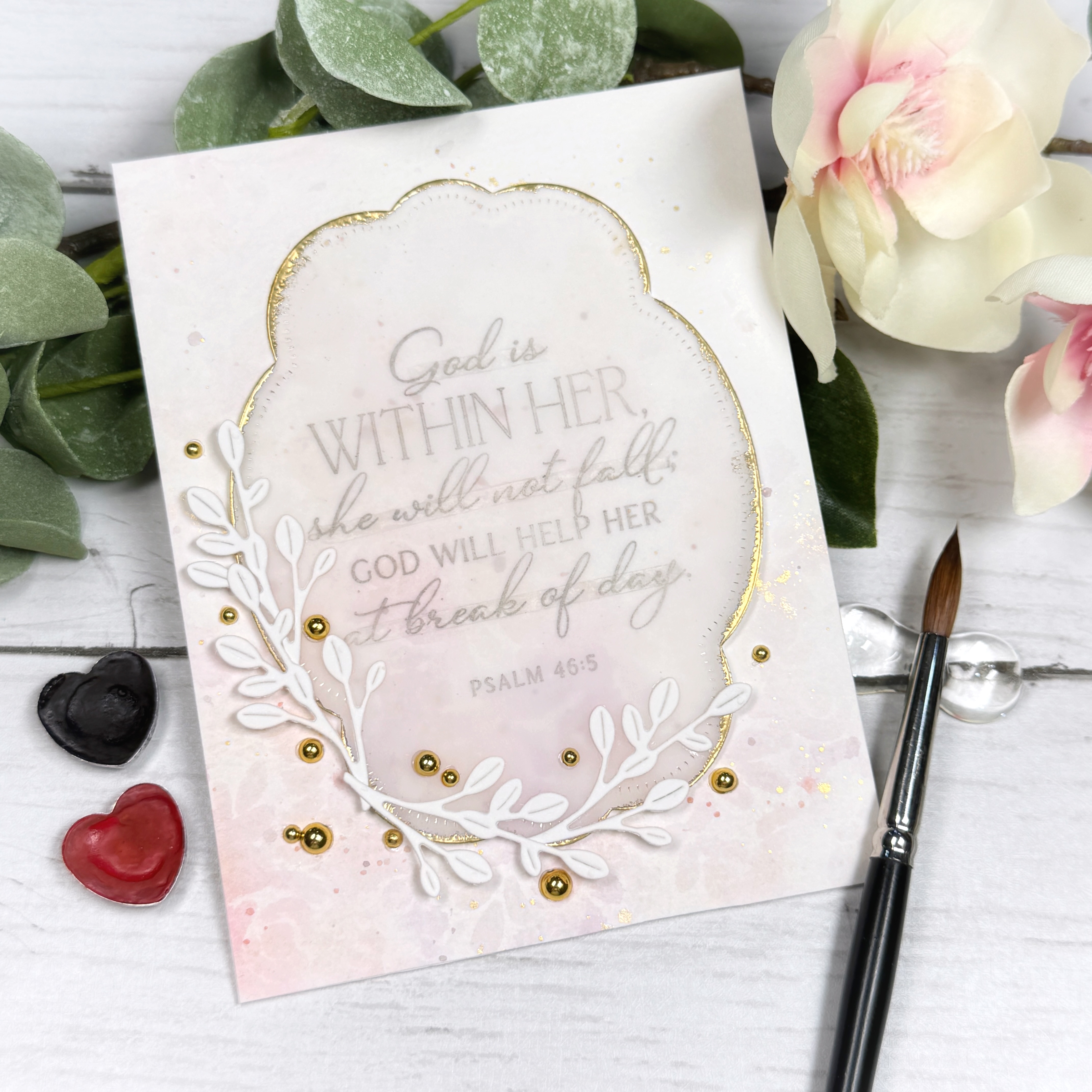 Reflections: Psalm 46 Mini Stamp Set